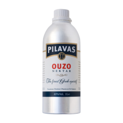 Pilavas Ouzo in aluminium fles 1lt